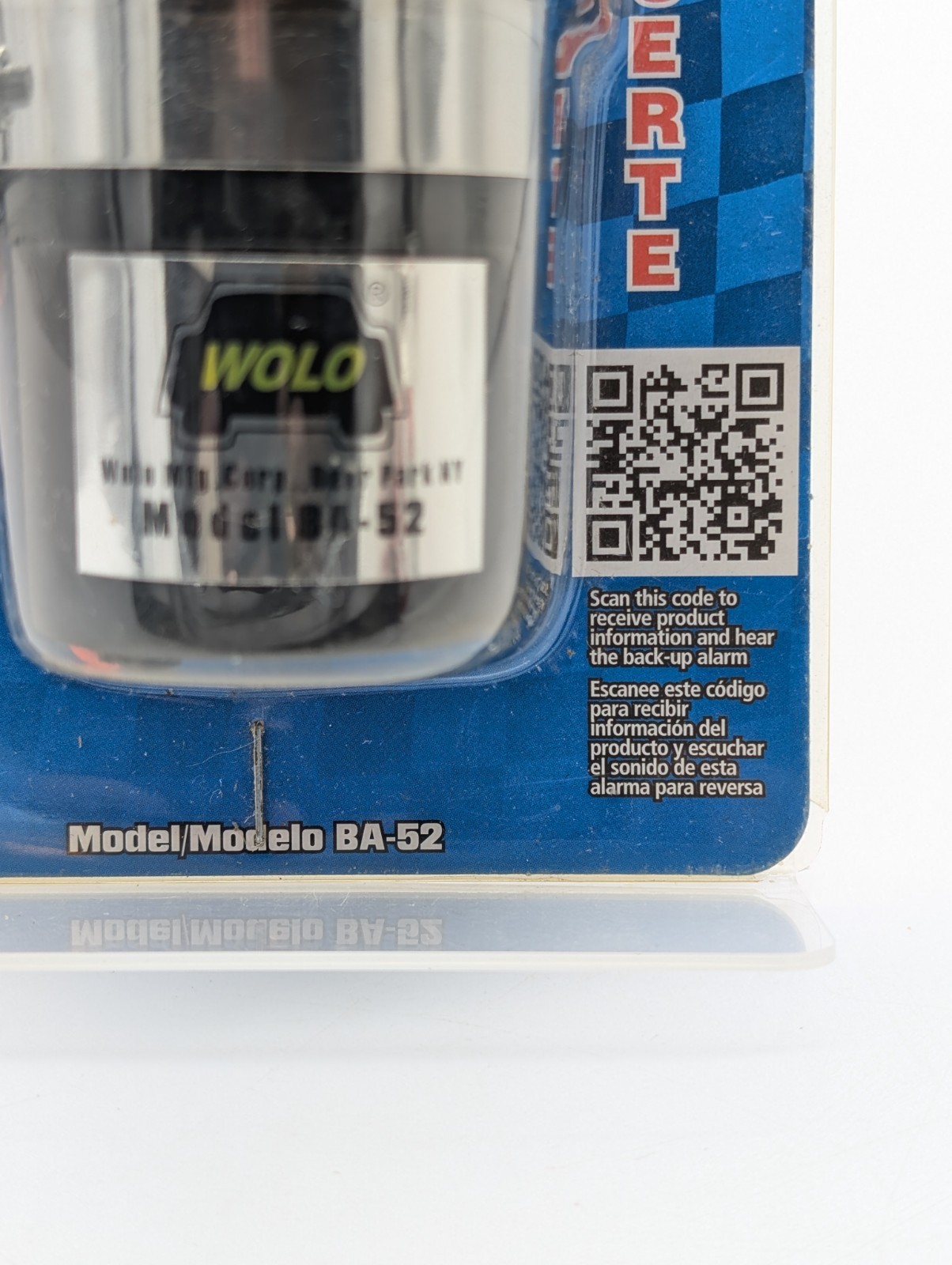 New WOLO BA-52 Beep Beep Back Up Alarm 12-Volt 108 Decibel Universal Vehicle NIB