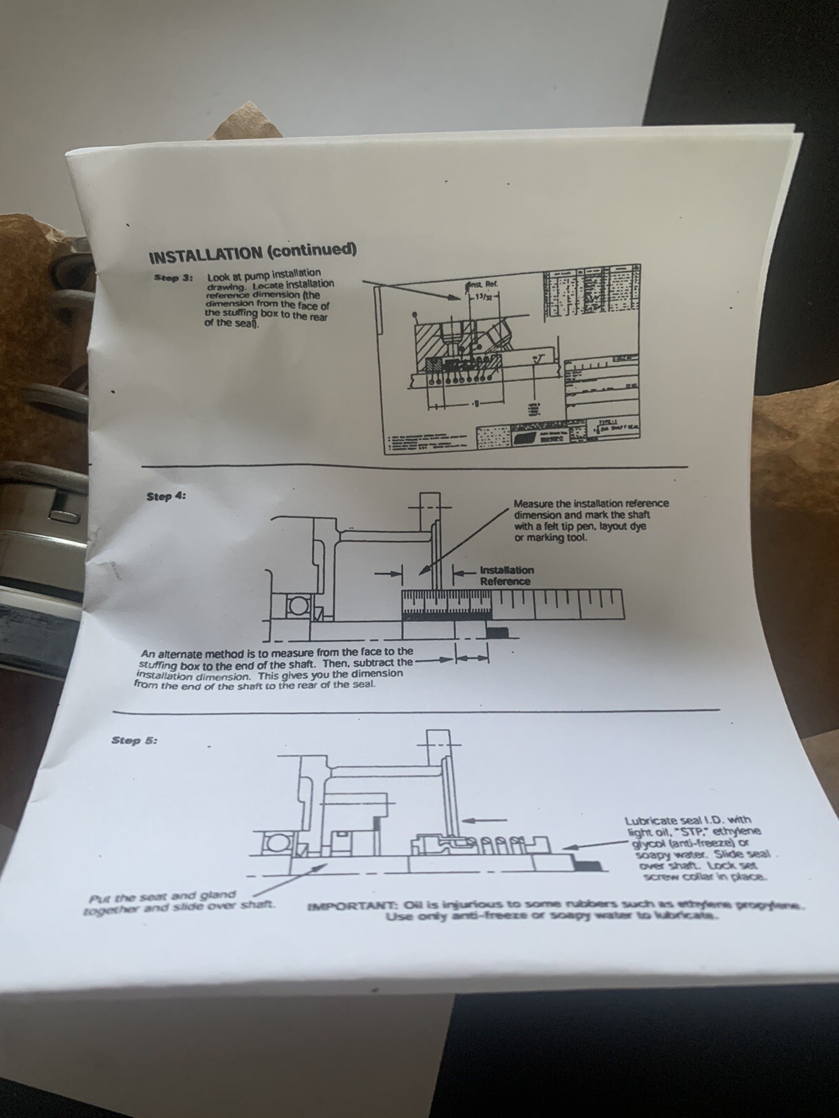 1-M51573 John Crane Seal 1-1/4″ Type T-1 Drawing: FSD-3000 Material: BP1C1 (NIB)
