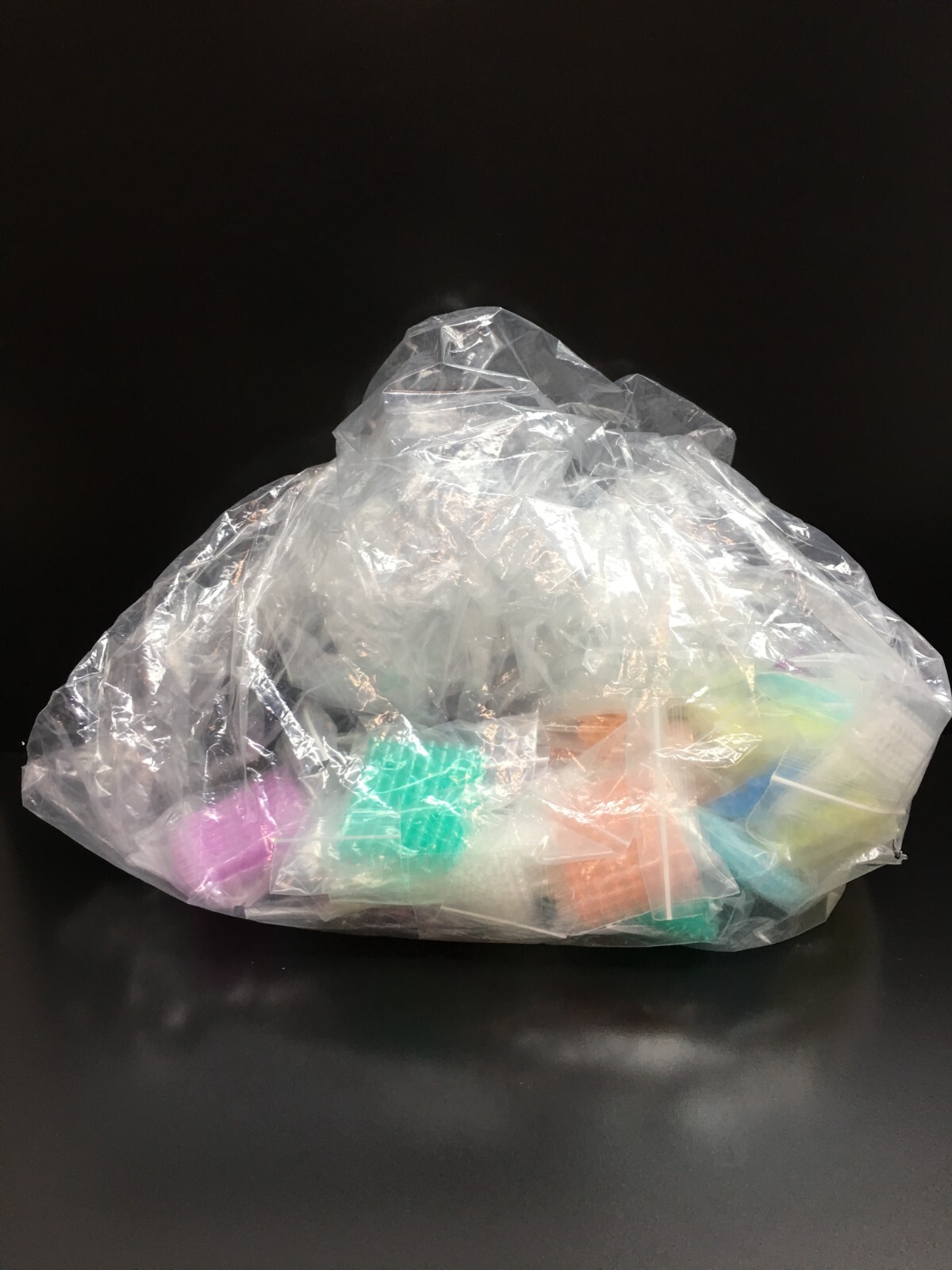 Applied BioSystems 8 Caps Strip MicroAmp Optical Flat Top Multi Color