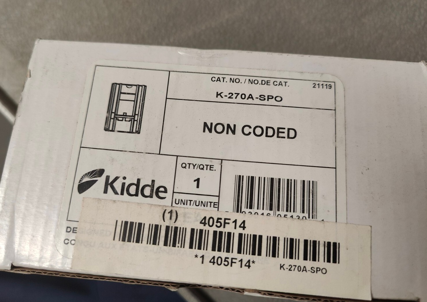 Kidde K-270A-Spo Fire Alarm Pull Station,Red