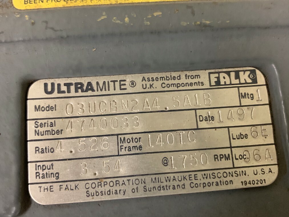 Lobeflo SR/2/018/LS/3A Positive Displacement Pump w/ Motor and Gear Reducer