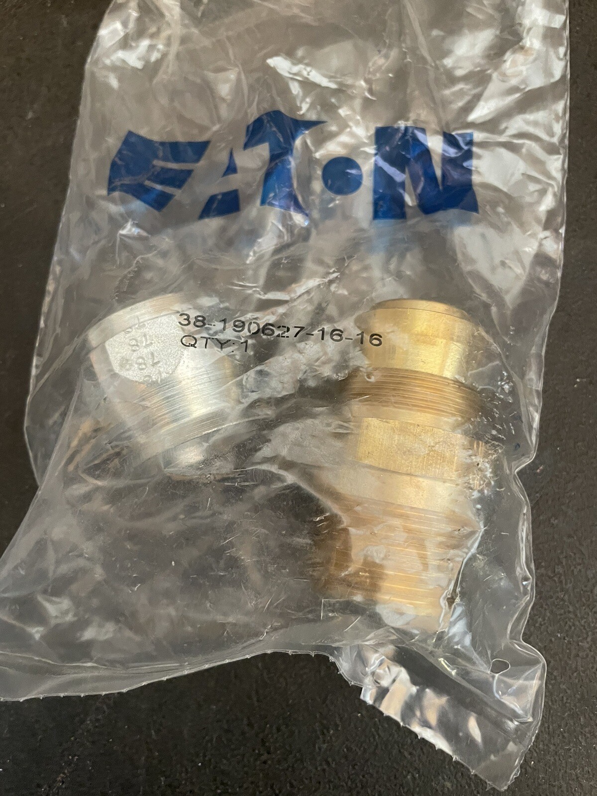 EATON Aeroquip 38-190627-16-16 Hose Fitting,Screw Together,7/8 Hose 2 Pack!