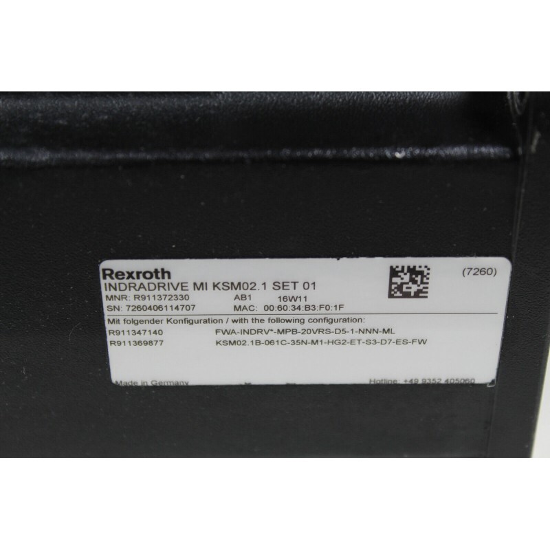 Rexroth KSM02.1B-061C-35N-M1-HG2-ET-S3-D7-ES-FW (Servo Motor)