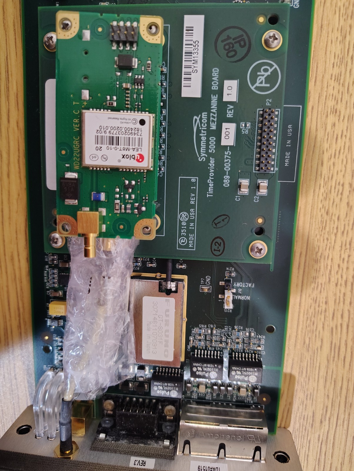 Symmetricom Microsemi TimeProvider 5000 IMC 090-50331-04, with GNSS and GPS card