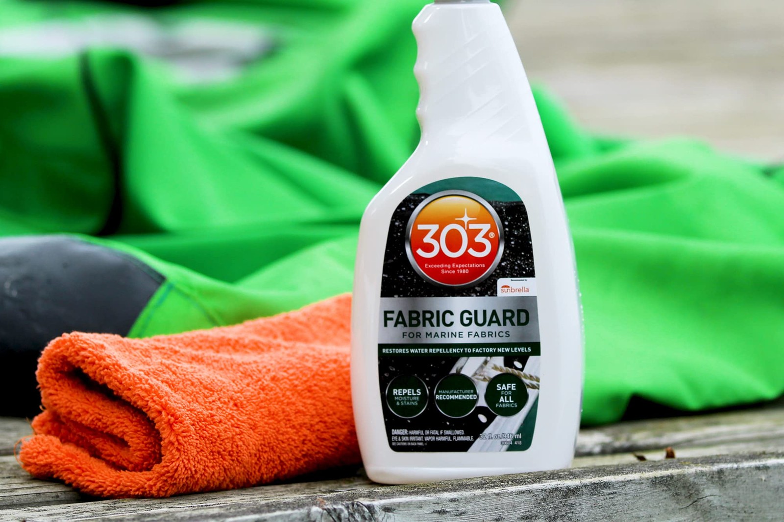 303 Marine Fabric Guard – Restores Water and Stain Repellency To Factory New