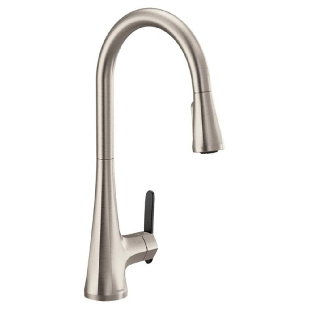 Moen S7235SRS Sinema Pull Down Kitchen Faucet, Spot Resist Stainless