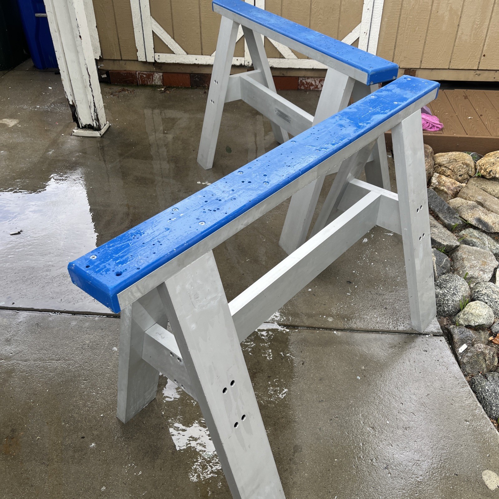 Heavy Duty Aluminum Sawhorses
