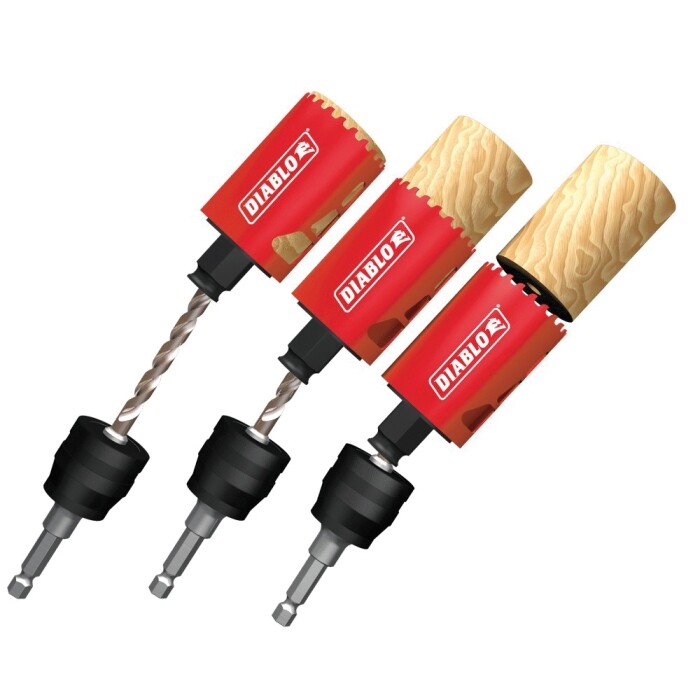 Arbor Hex, w/Pilot, HSS, 1/2″, 2 Adapter Nut
