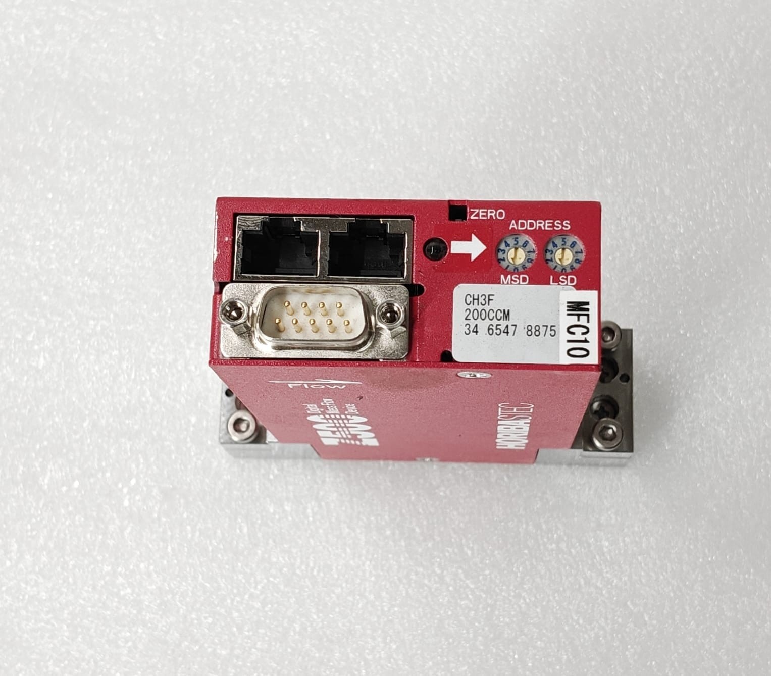 HORIBASTEC SEC-Z512MGX 300SCCM N2 VALVE C MR. MG -03 MASS FLOW CONTROLLER