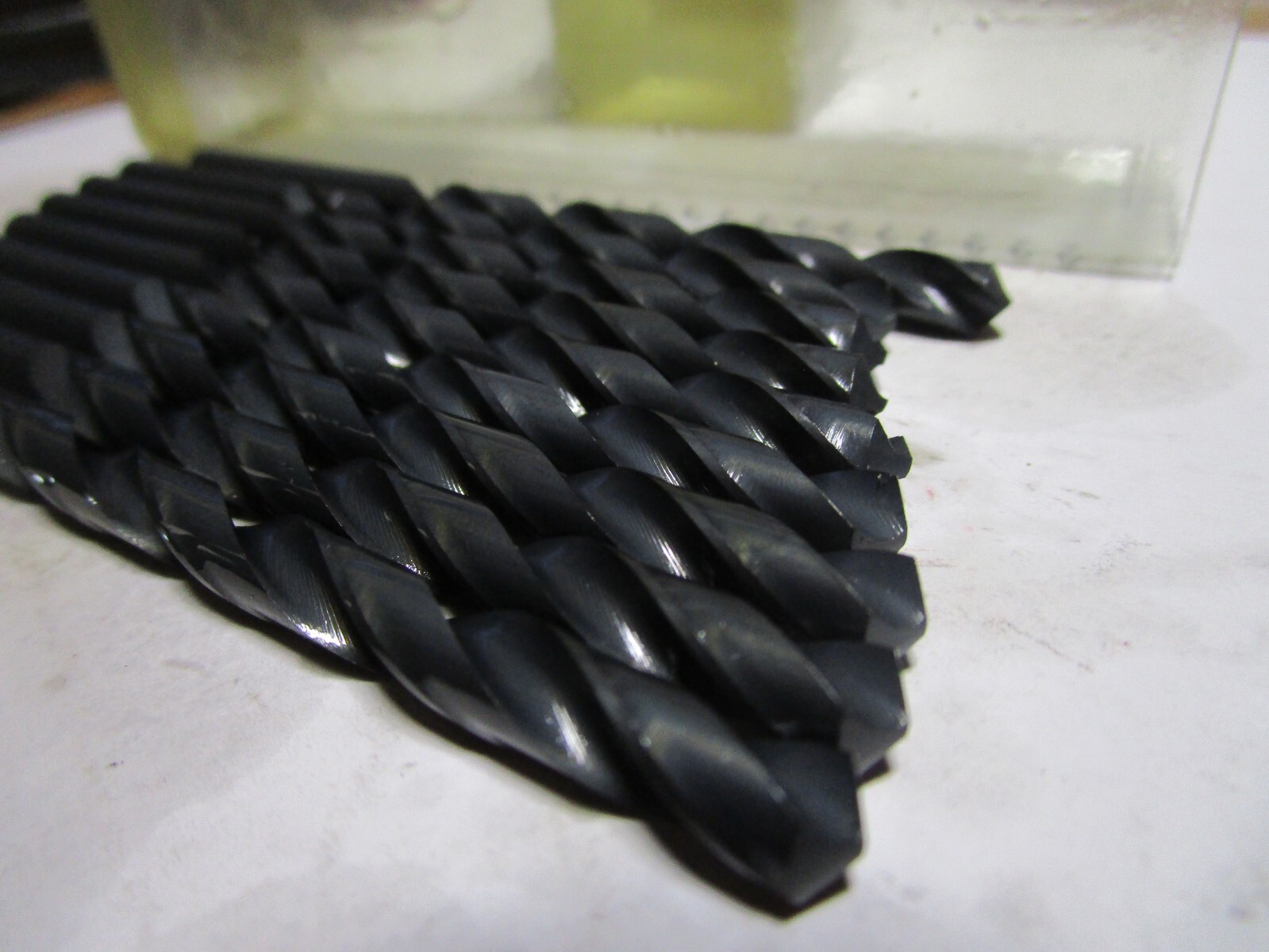 15/64″ x 3-7/8″ OAL 118 Black Oxide High Speed Steel Straight Jobber Drill QTY 9
