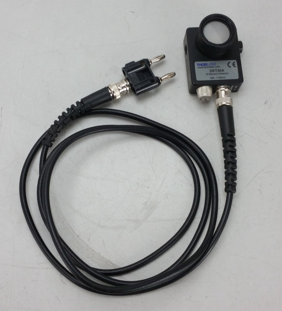 Thorlabs Si Biased Detector DET36A 400-1100nm w/ Cable