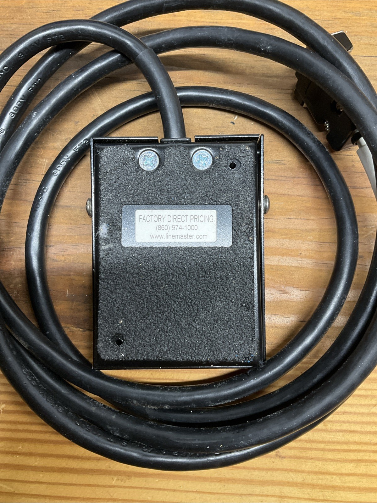 Linemaster Foot Switch T-91-SC36 Foot Operated Pedal Treadlite II
