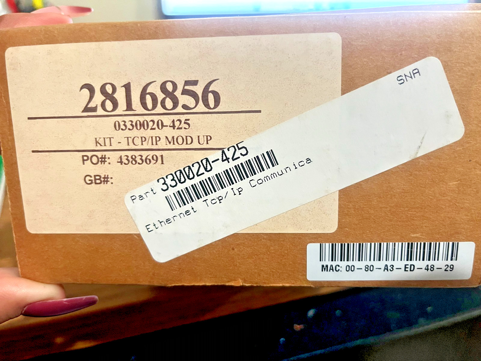 Veeder Root 330020 – 425 Ethernet TC/IP Communication Module