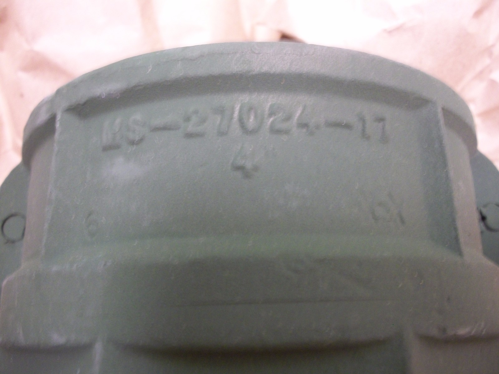 Military vehicle straight adapter by GIL Inc. G-3185 4730-01-187-5292