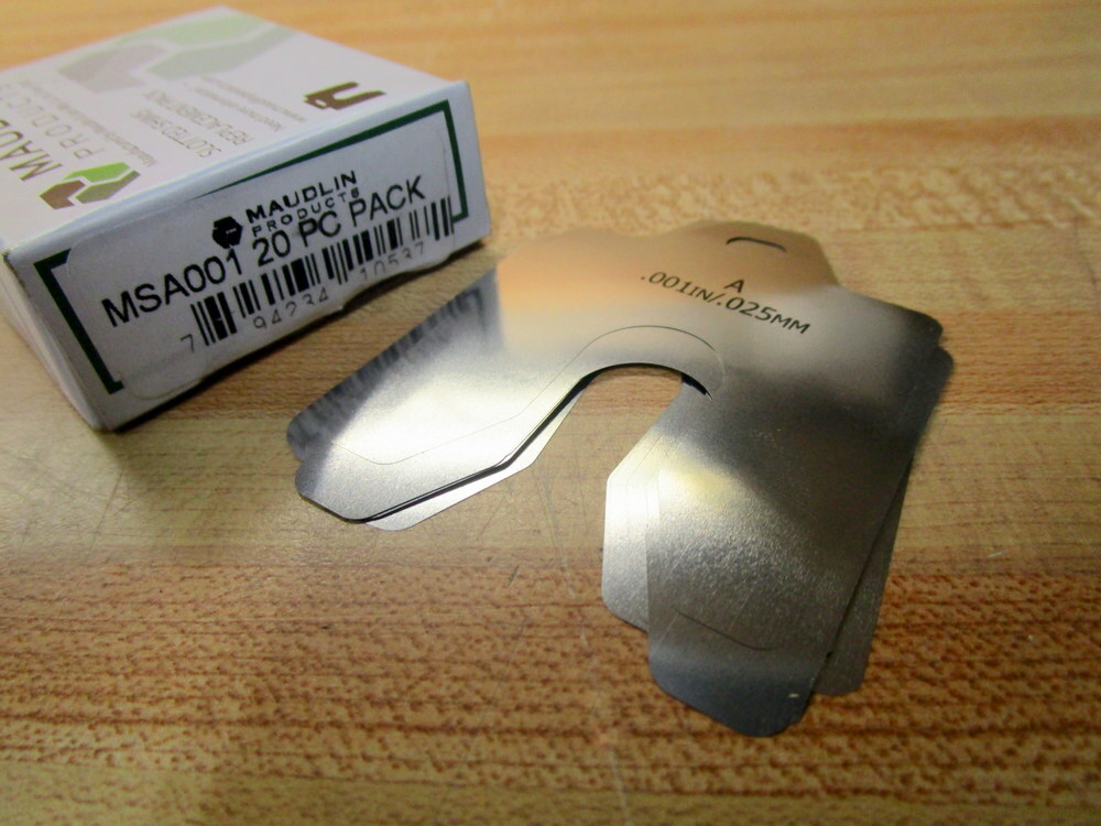 Maudlin Products MSA001 Slotted Shim (Pack of 60)