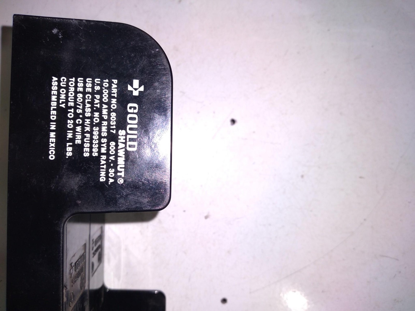 GOULD SHAWMUT 60317 600V 30A 10000 AMP RMS SYM RATING CLASS H/K FUSES H25060-3C