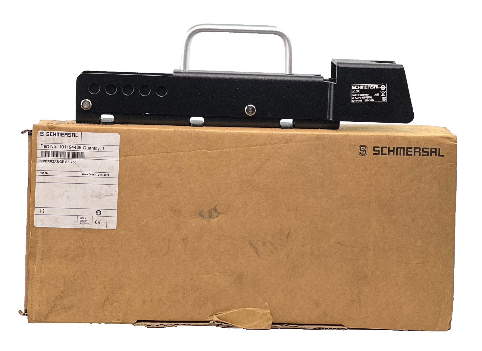 Schmersal SZ 200 Safety Handle Lockout Tag Interlock 101194438 — New In Box
