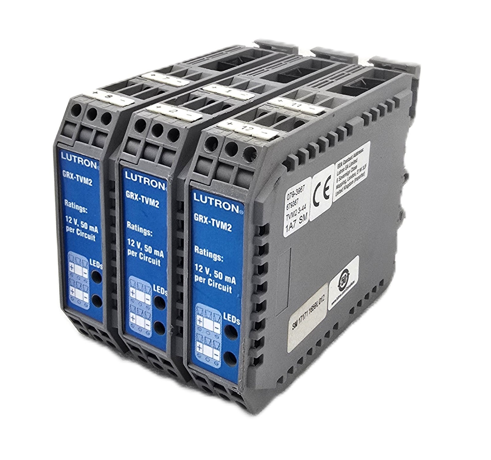 LUTRON LOT OF 3 GRX-TVM2 VOLTAGE CONTROLLER 12V 50mA (FAST SHIPPING)