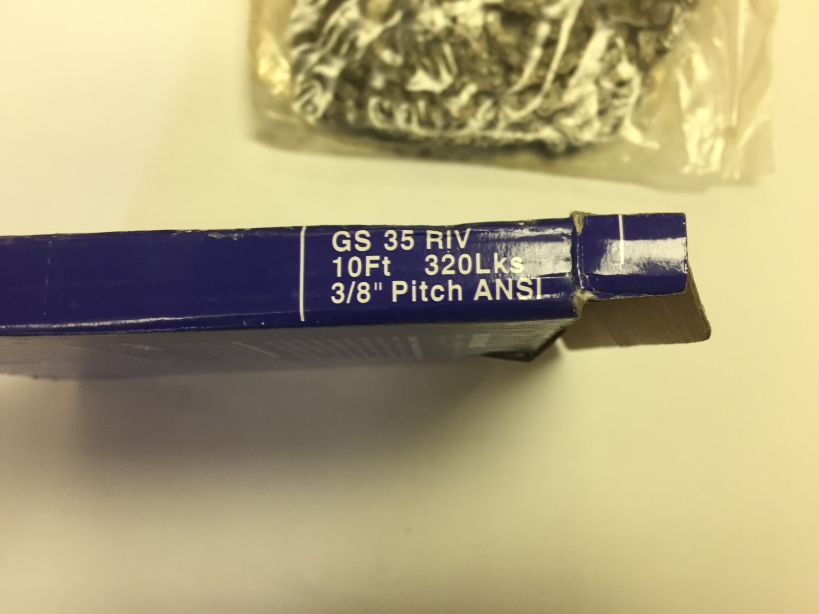 GOLDSPEC ROLLER CHAIN GS 35 RIV 10FT 320 LINK 3/8″ PITCH ANSI NEW in BOX