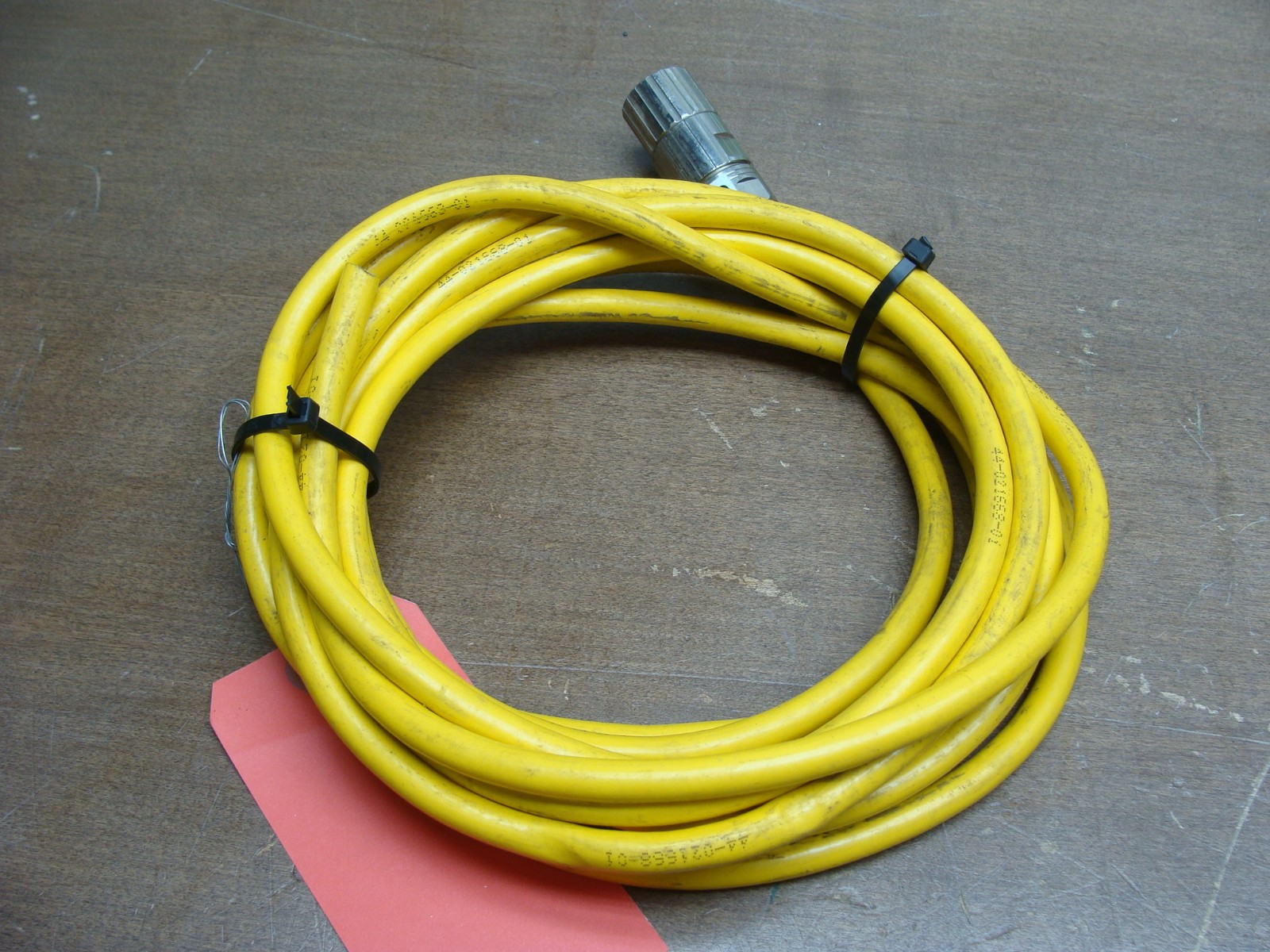PARKER SHIELDED SERVO POWER CABLE 71-025010 44-021668-01 16FT W/17-PIN CONNECTOR