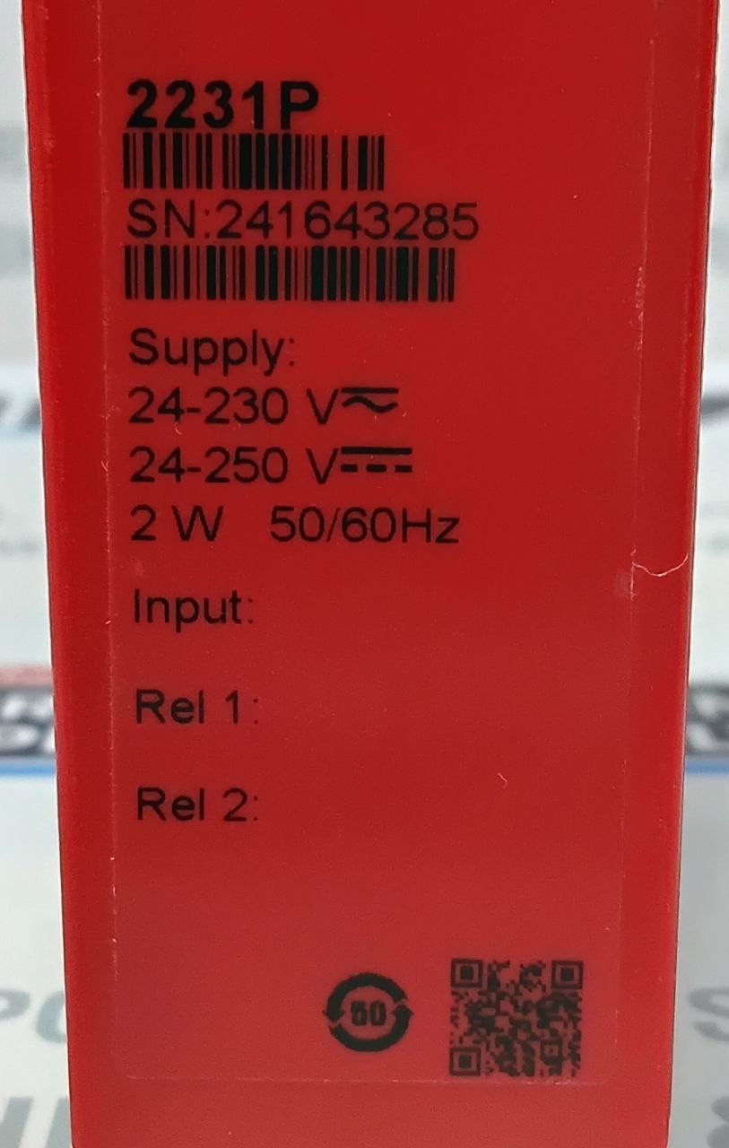 PR Electronics 2231 Trip Amplifier 2231P 24-230VAC 24-250VDC 2W 50/60HZ