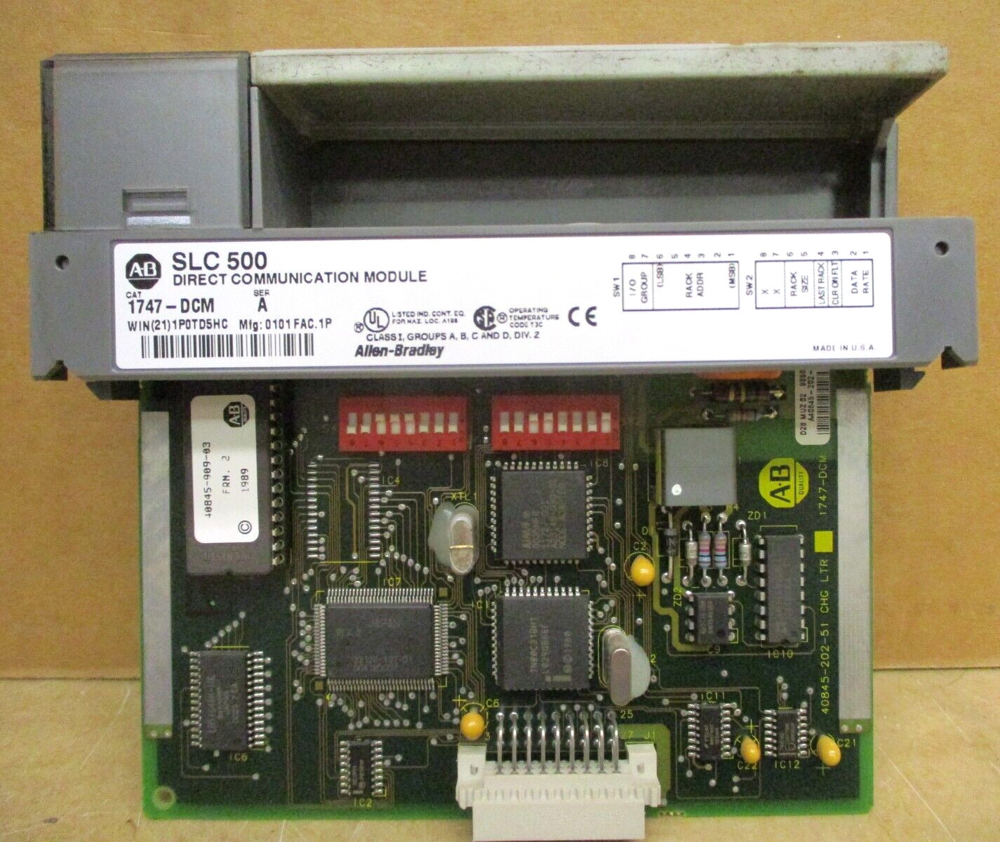 Allen-Bradley SLC 500 1746-P3 SLC 5/04 CPU 1747-L542 1747-DCM 1747-SDN 48691GN