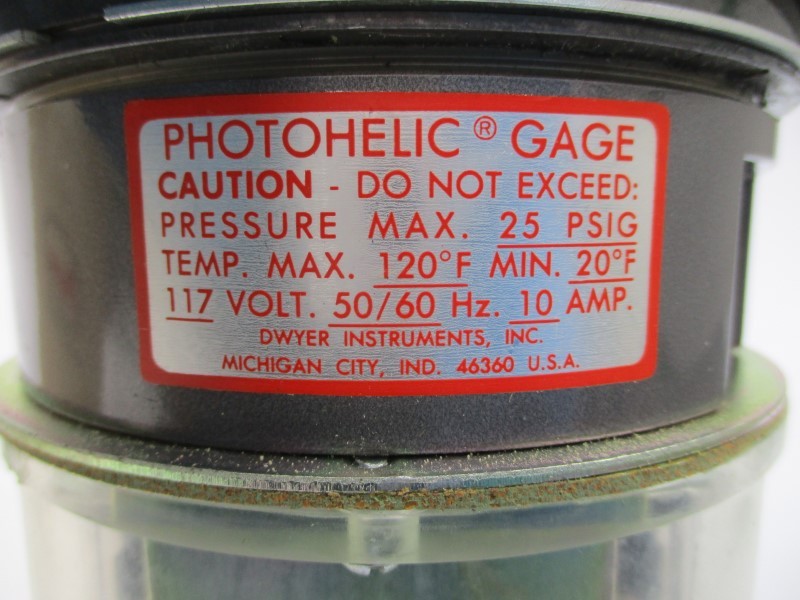DWYER 3005 117V 10A 25PSI 0-5″H2O NSMP