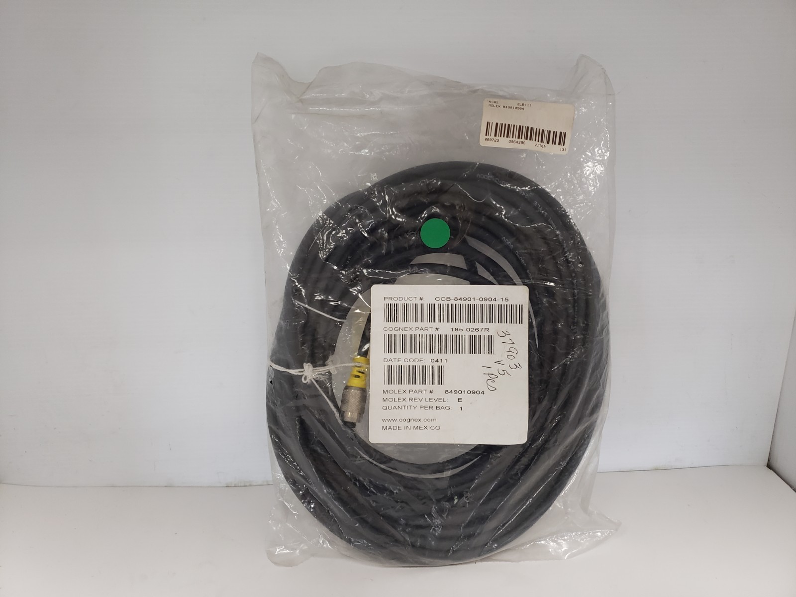COGNEX CCB-84901-0904-15 MODULE CABLE IN-SIGHT STD INPUT/OUTPUT (185-0267R) NIB