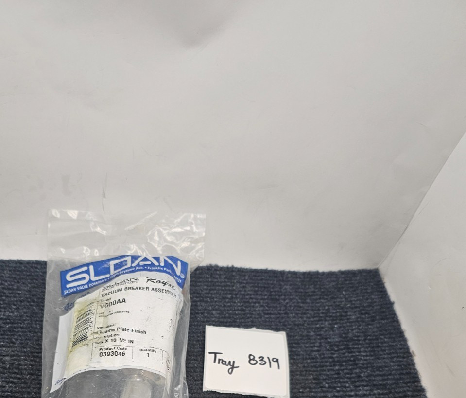 Sloan V600AA Vaccum Breaker Assembly 3/4 X 10-1/2″ Chrome Plate Finish