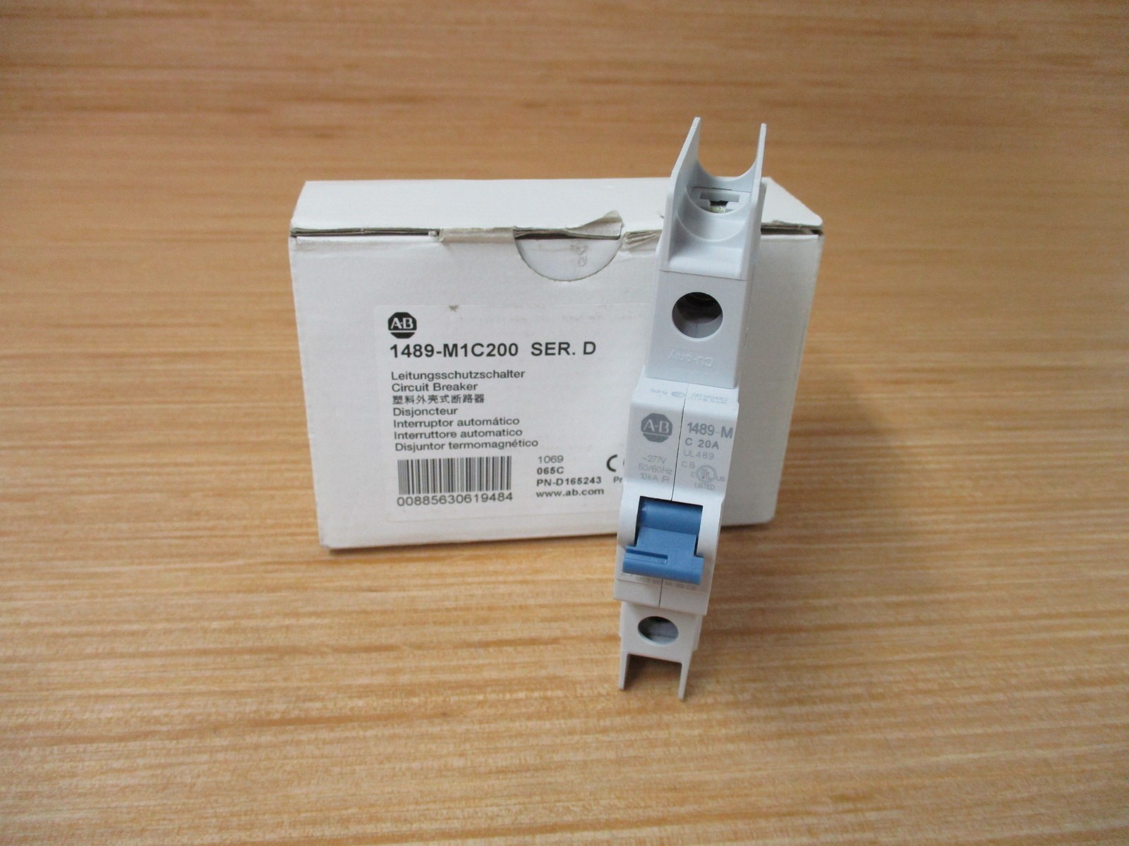 Allen Bradley 1489-M1C200 Circuit Breaker 20AMP