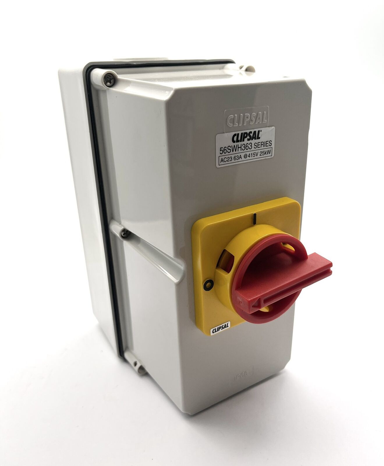 Clipsal 56SWH363 Enclosed Load Break Switch 63A 415V IP56 Grey