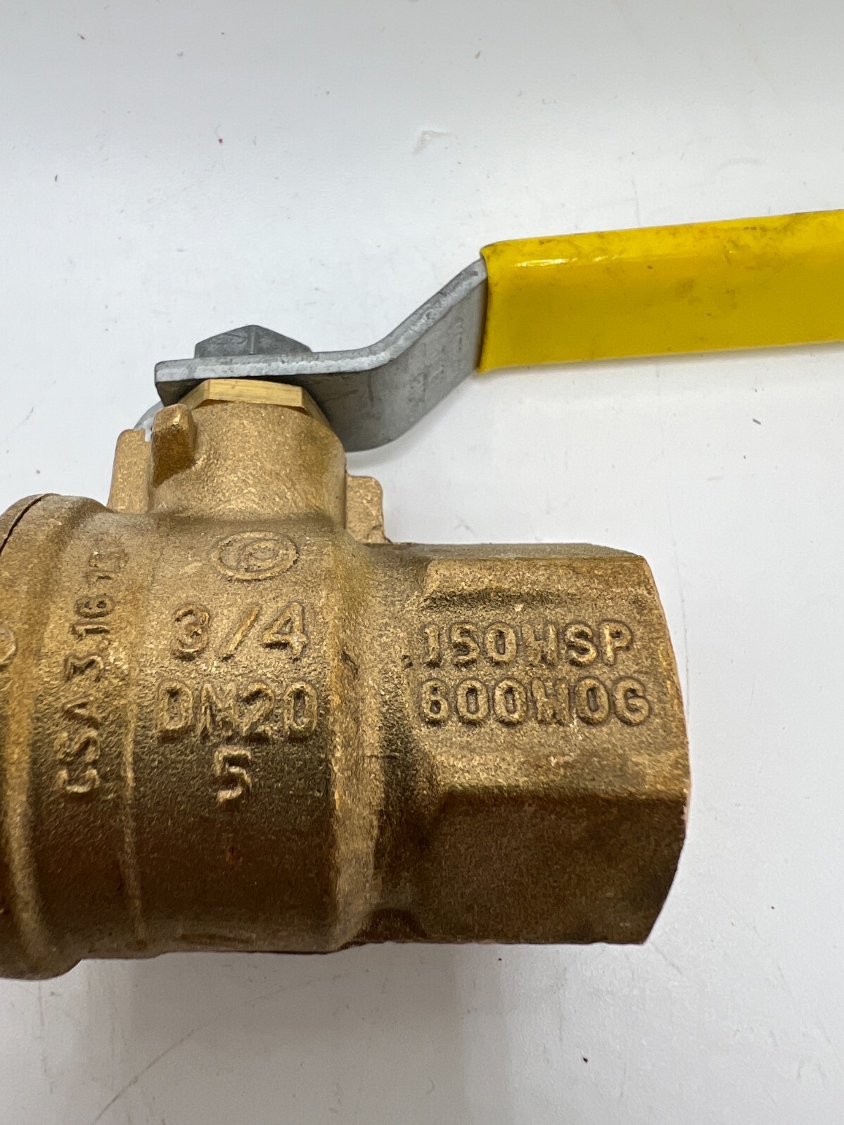 Jomar 3/4″ TWO PIECE BRASS, GAS SHUT OFF BALL VALVE T-100NE
