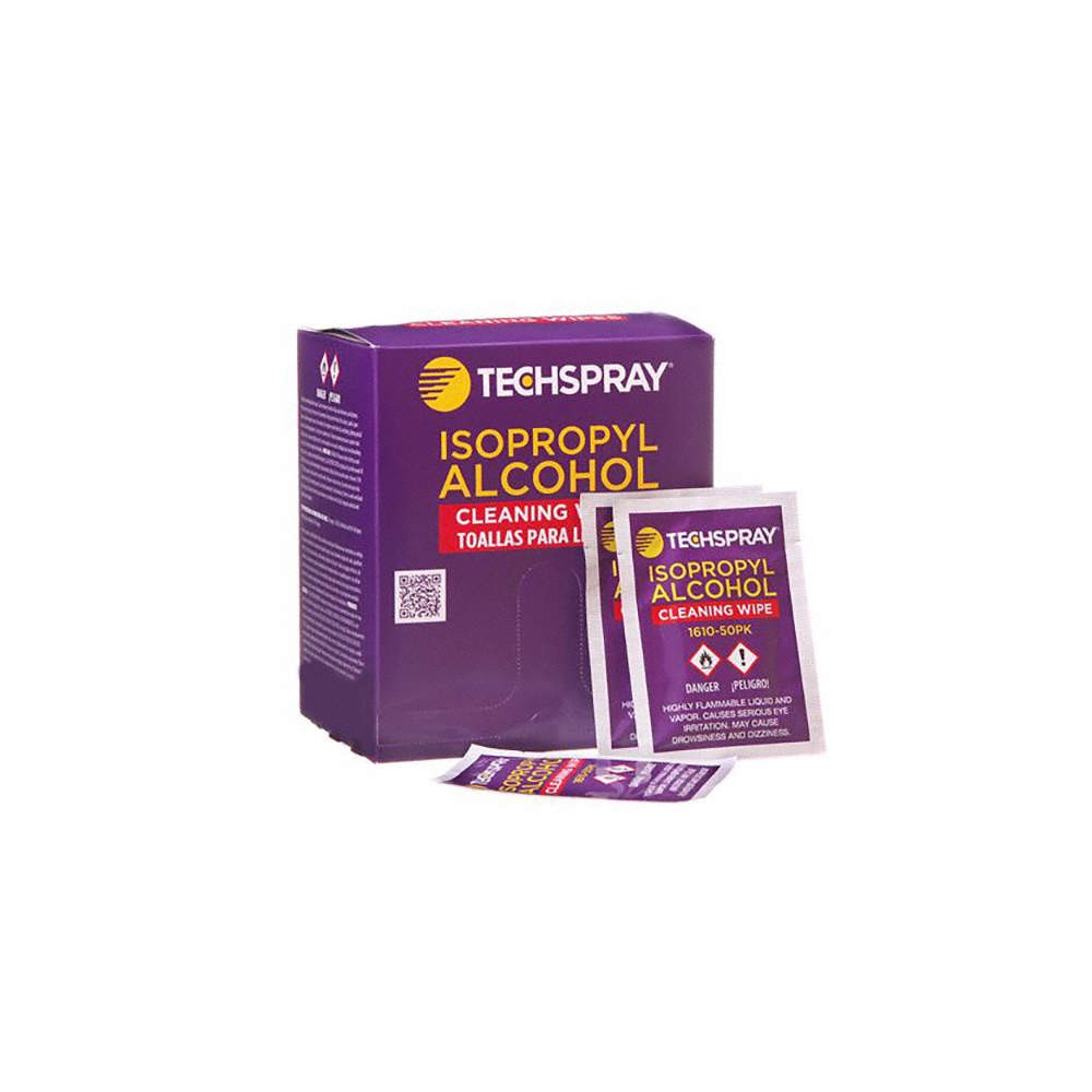 TECHSPRAY 1610-50PK GenPurposeCleaner Wipe,5 1/2×5 1/2″,50ct 3XJV6