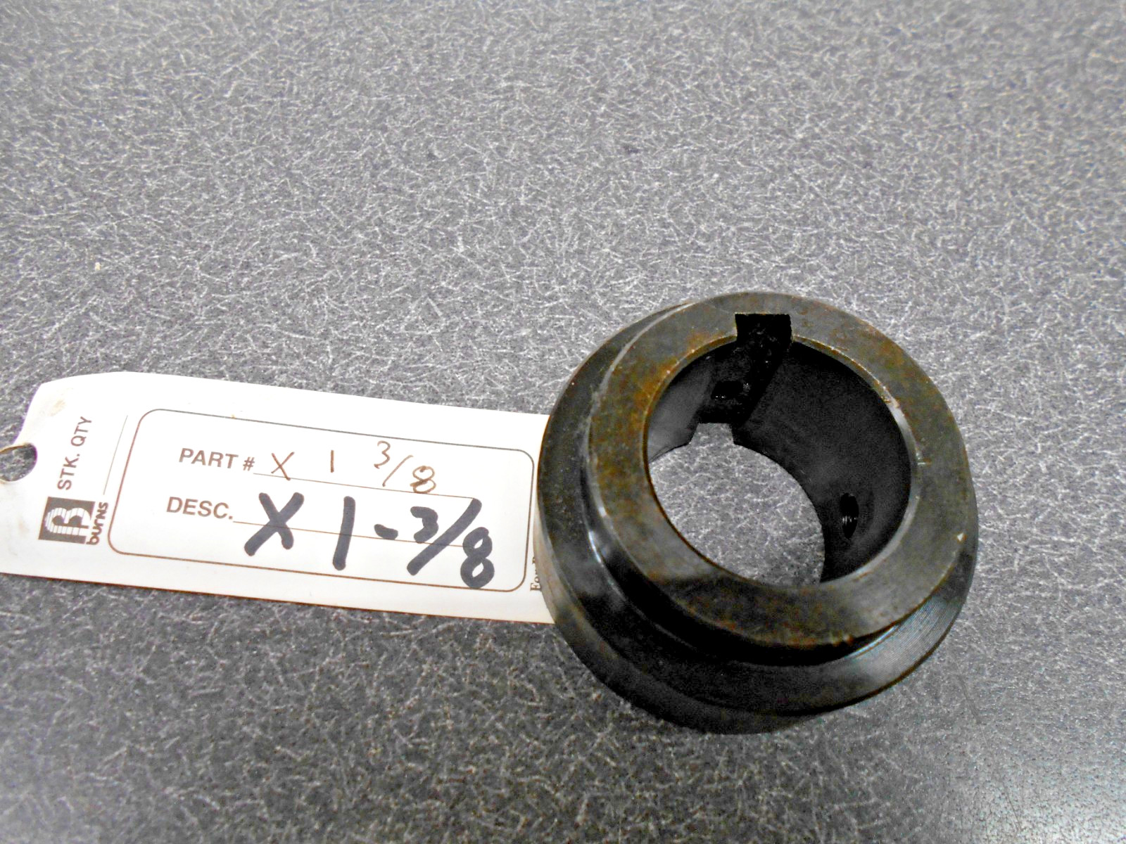 Weld-On Hub, Series X 1-3/8. Round Bore. Burns/Tisco. NOS! X1-3/8