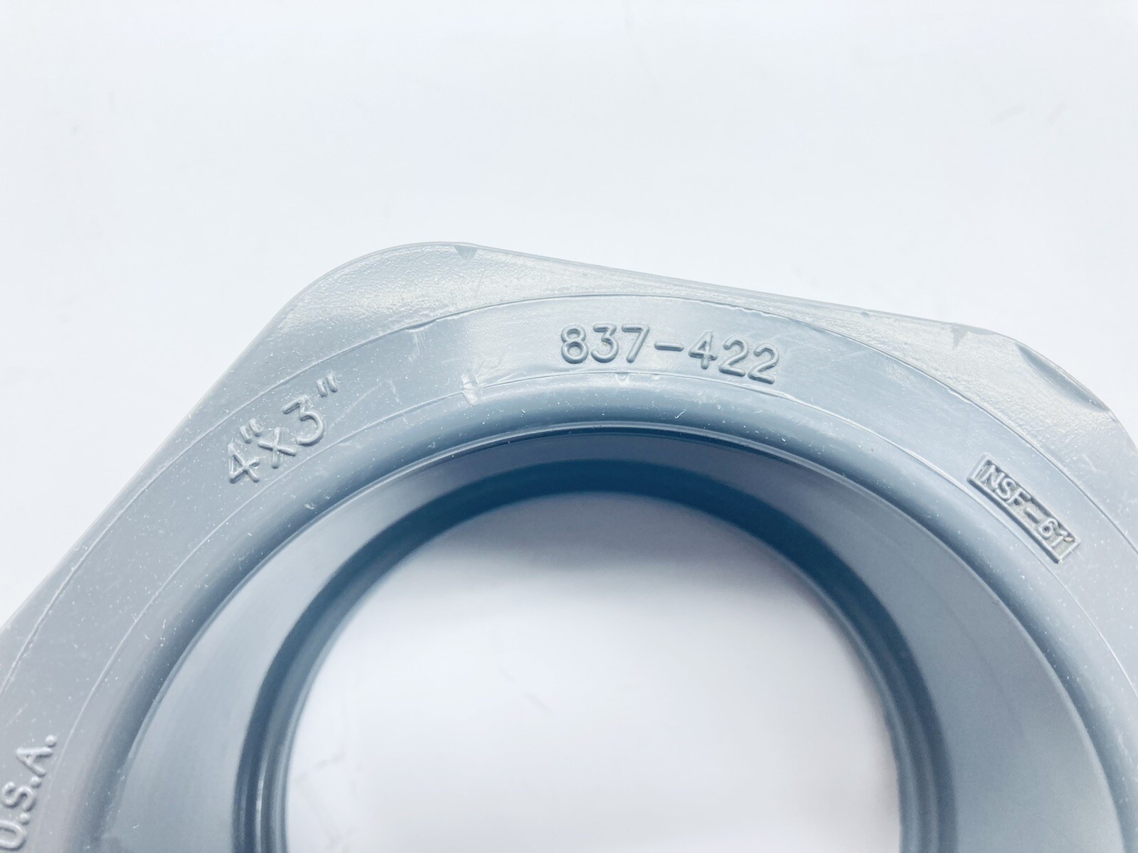 UNUSED SPEARS 837-422 REDUCER SOCKET 4″ TO 3″ BUSHING PVCI SCH 80