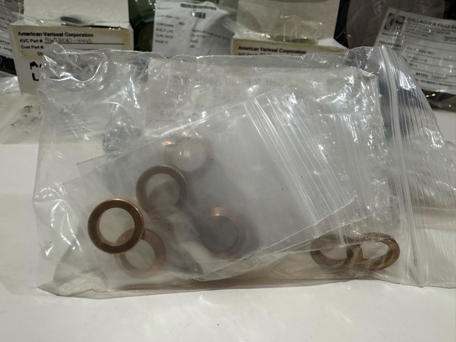 Industrial Fluid Seals Lot Gallagher Fluid Seals American Variseal Stainless Par