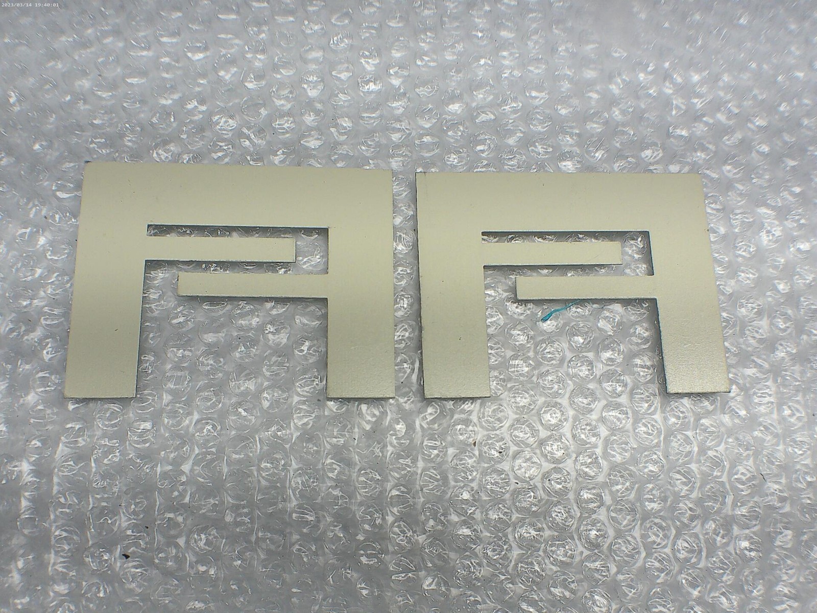 INDUSTRIAL SPARE AL161 PLATE LOT OF 2 NSNP