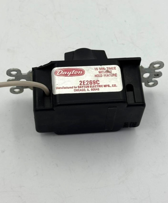 Dayton | 2E269C | 15-Minute Timer without Hold Feature | Made in USA