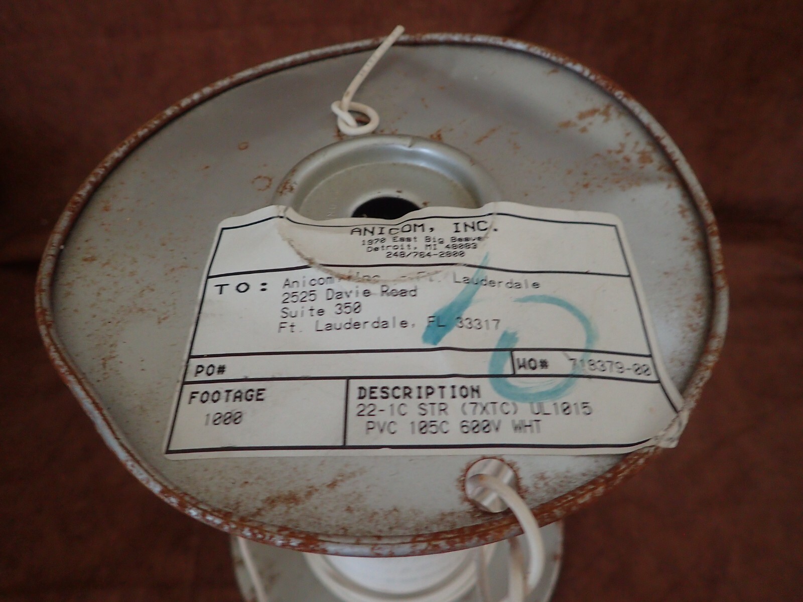 International Wire – White PVC HOOK-UP WIRE – TINNED COPPER 22 AWG – 500Ft