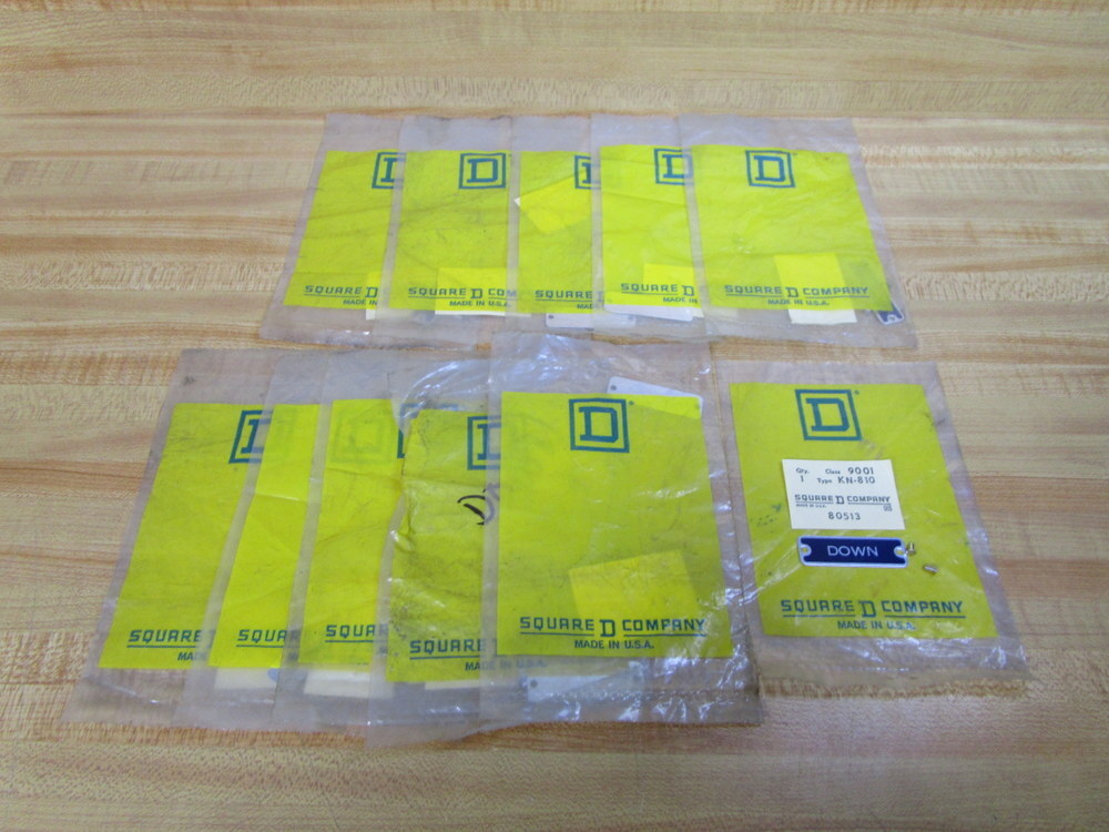 Square D 9001KN-810 Legend Plate DOWN 80513 (Pack of 11)