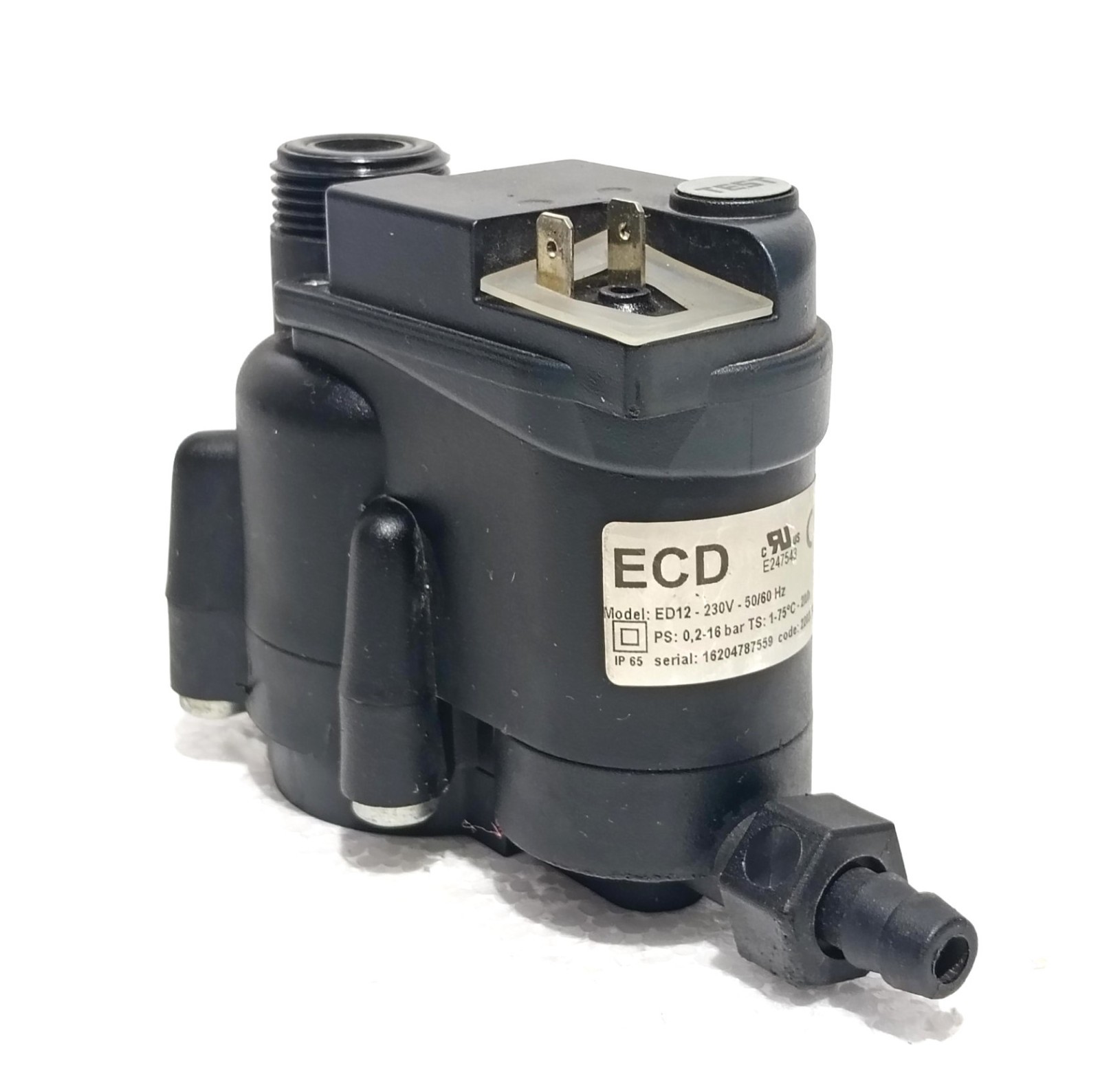LDI ELECTRONIC DRAIN VALVE ED12 230V 50/60HZ 0.2 – 16 BAR ATLAS COPCO 1952119304