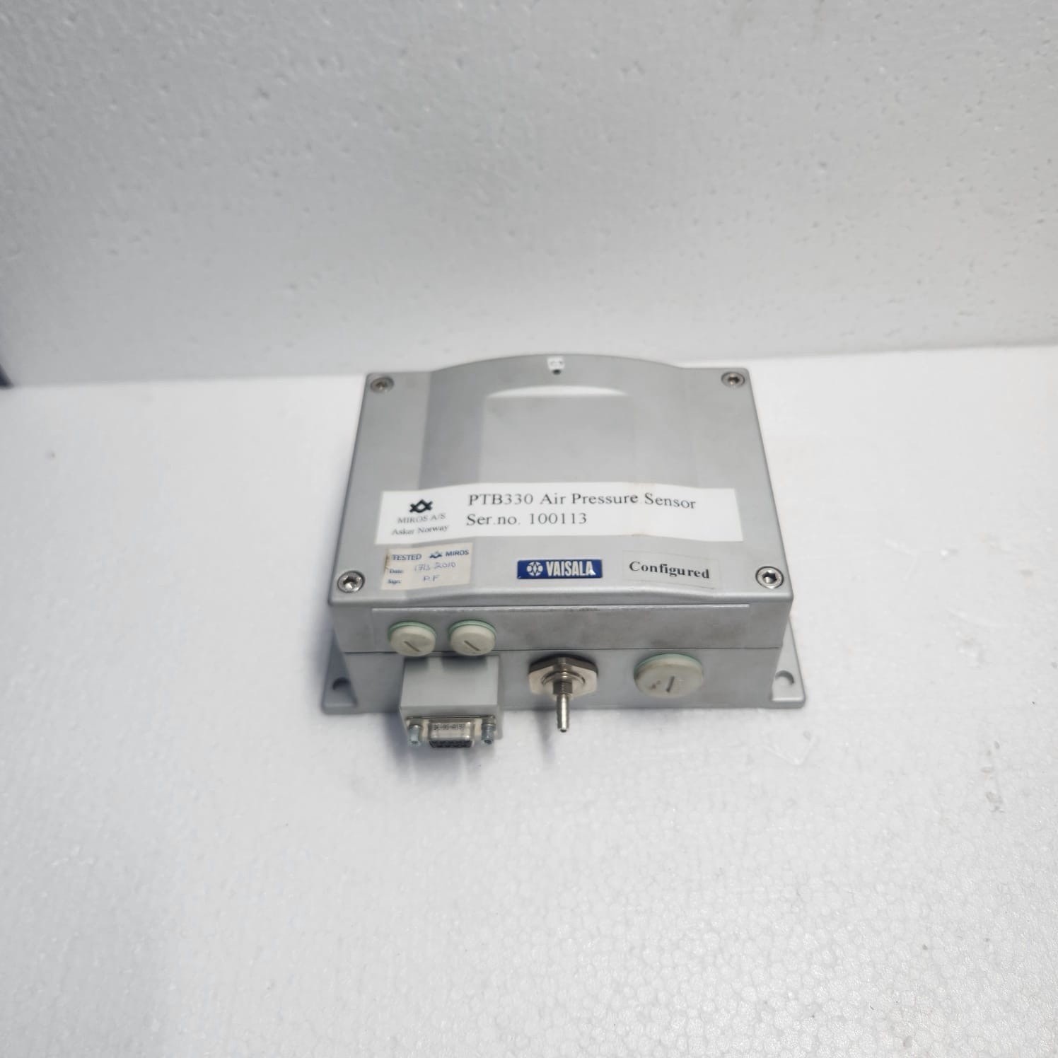VAISALA DIGITAL BAROMETER PTB330 PRESSURE RANGE 500…1100 hPa SUPPLY 10…35VDC