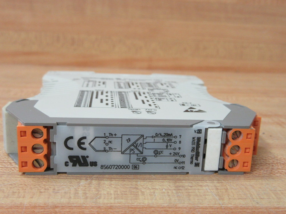Weidmuller 8560720000 Isolation Transformer WAS5 Pro Thermo (Pack of 3)