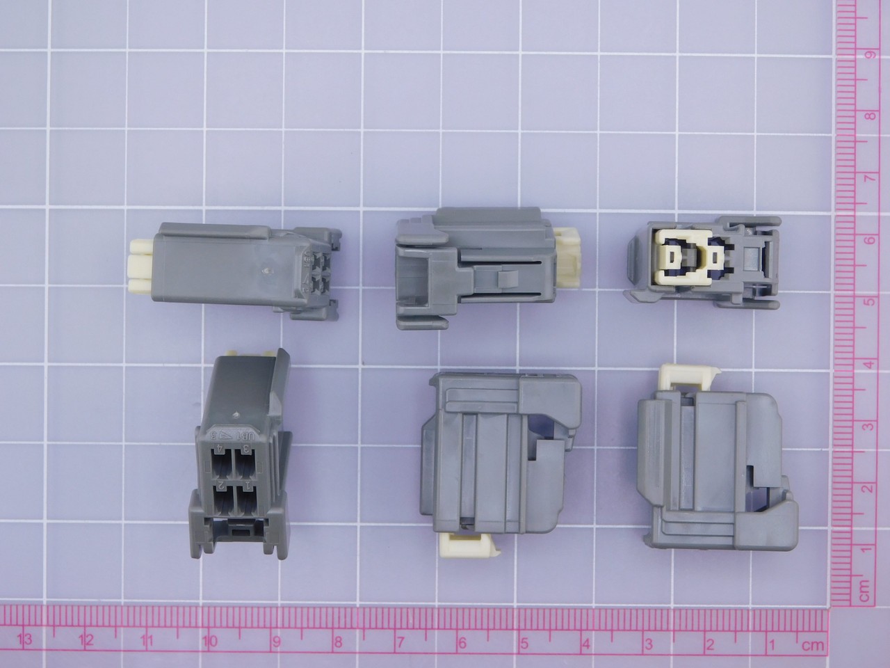 Lot of 625 YAZAKI 7283-5531-40 4 POS YES/YESC CONN 1.5mm X .8 , Unsealed F X1206