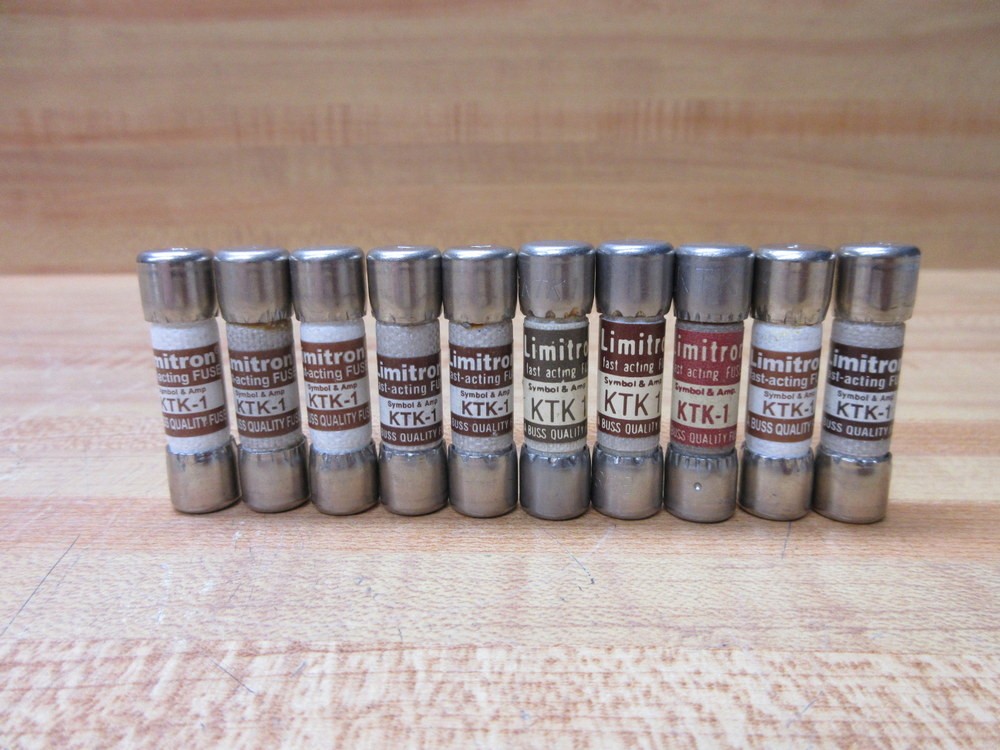 Buss KTK-1 Bussmann Fuse Cross Ref 4XC37 (Pack of 10)
