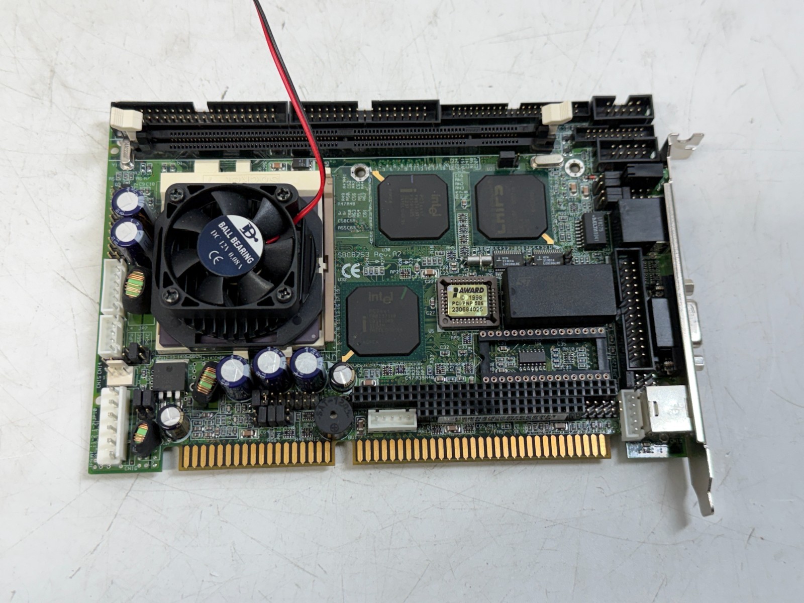 Axiomtek SBC8253 Rev:A2 Industrial Motherboard Socket 7 Pentium SDR RAM PARTS
