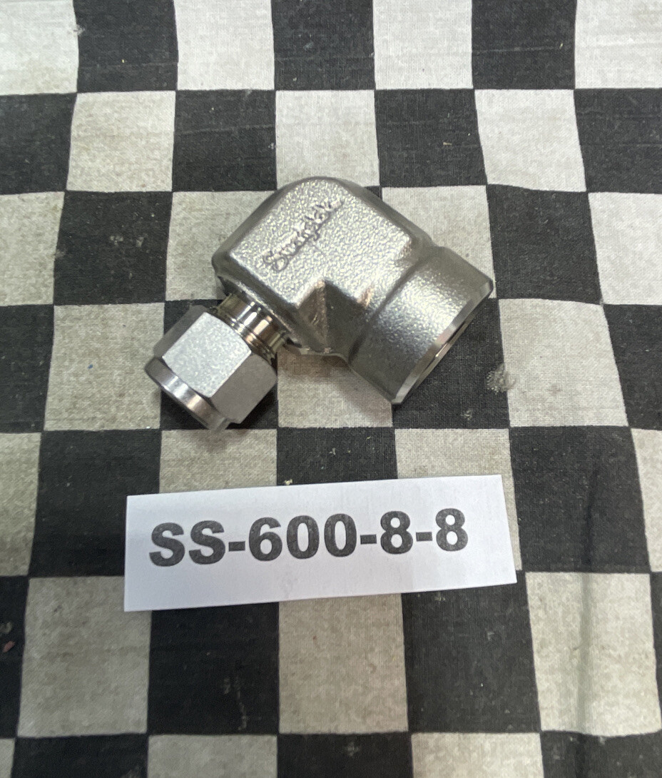 SWAGELOK SS-810-7-8, SS-810-2-6, SS-600-8-8, SS-810-8-8, LOT OF 5#125W10