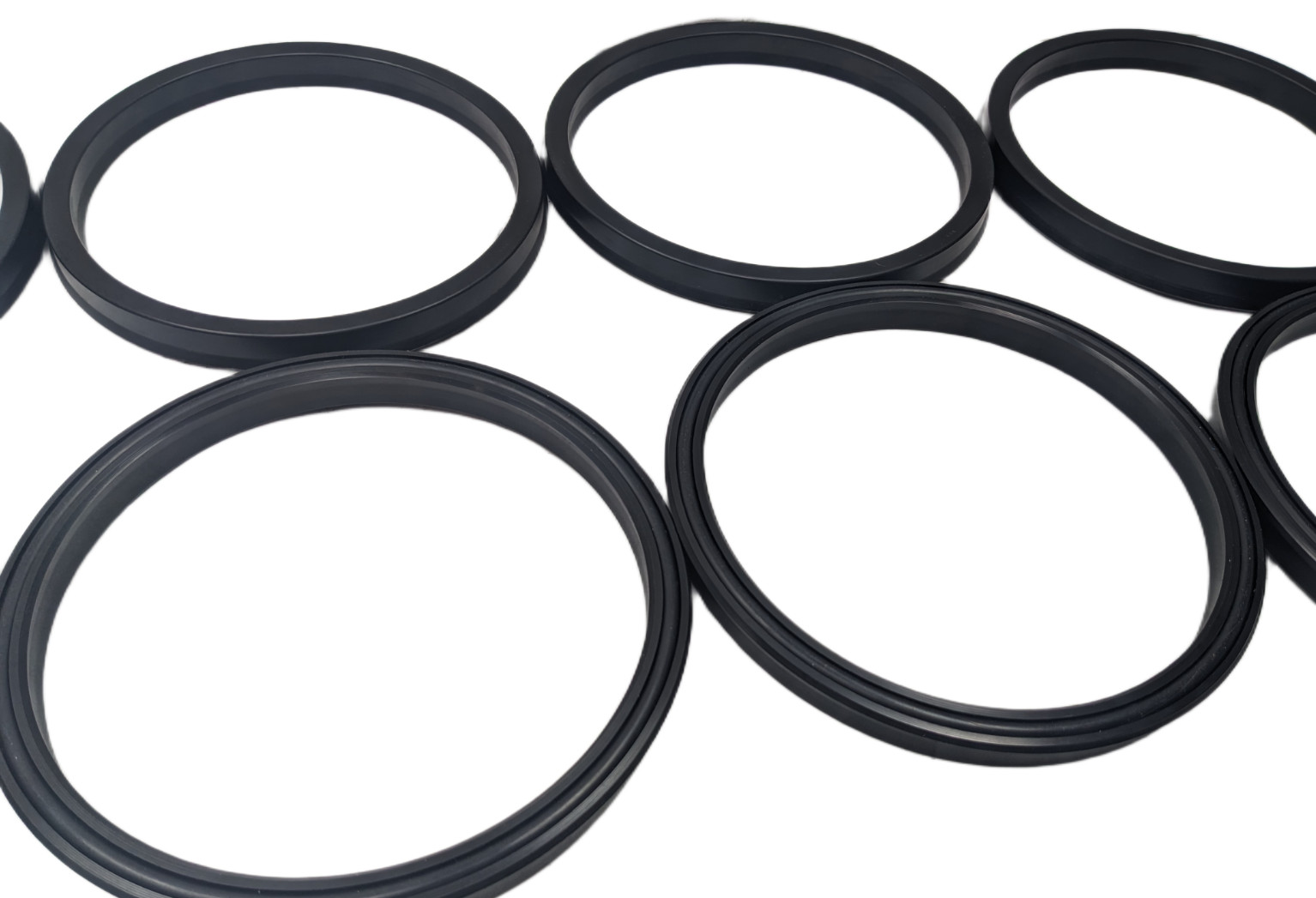 10PC Parker 461550008000-750B Hydraulic PolyPak Seal with Beveled Lips