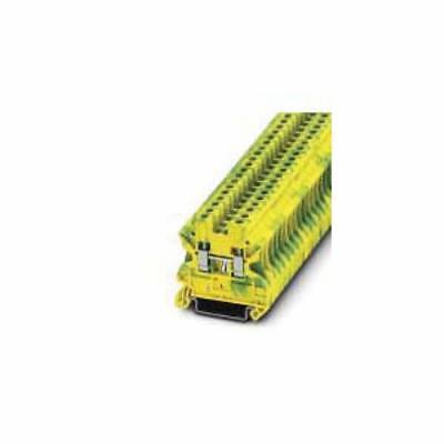 Phoenix Contact Ground Modular Terminal Block 1000VAC 41A 26-10AWG Wire