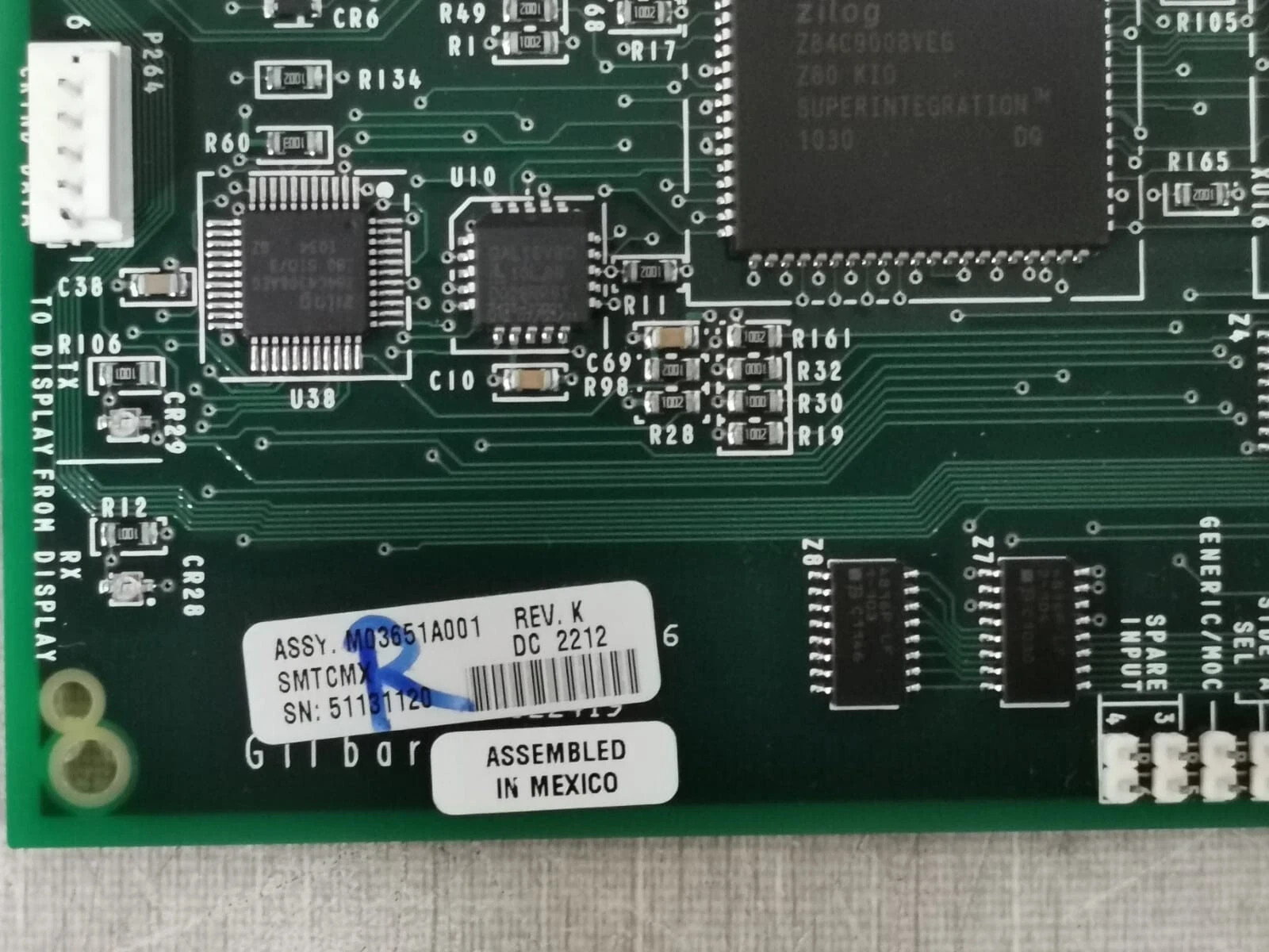 Gilbarco M03651A001 REV.K Crind Logic Board New Open Box Worldwide Shipping
